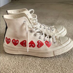 Comme des Garçons Multi Heart Converse